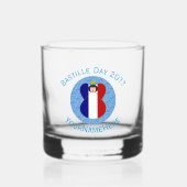 エンジェルフランスのバスティーユパーソナライズされたー ウイスキーグラス (正面)