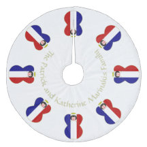 エンジェルフランスの国旗のクリスマス