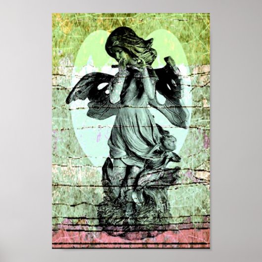 エンジェルフルートとハートポスター ポスター (正面)