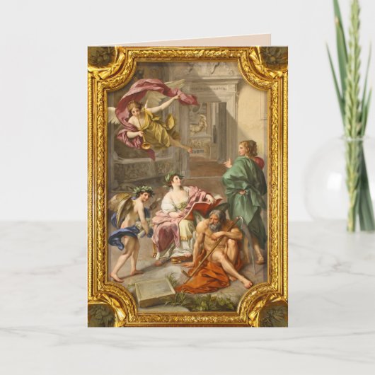 エンジェルフレスコのグリーティングカード カード (正面)