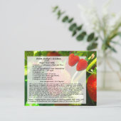 エンジェルフードケーキのポストカード ポストカード (スタンド正面)