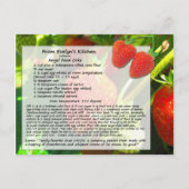 エンジェルフードケーキのポストカード ポストカード (正面)