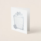 エンジェルフードケーキストロベリーベーカリーフードデザート 箔カード (正面)