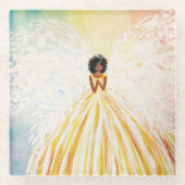 エンジェルブライトガラスコースター ガラスコースター (正面)