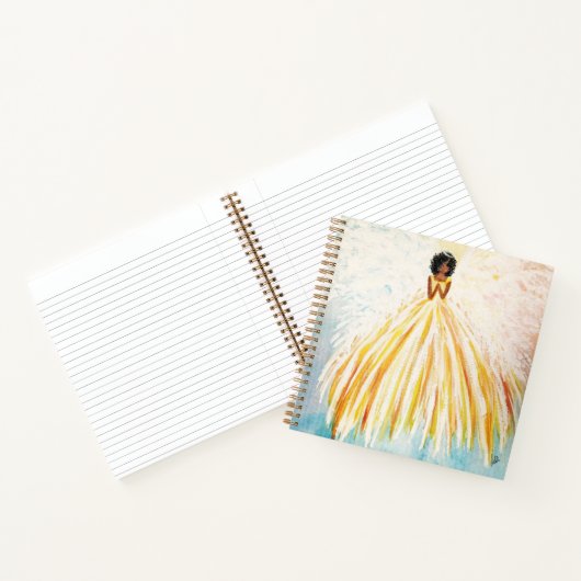 エンジェルブライトスパイラルノートブック(8.5 x 8.5) ノートブック (内部)