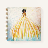 エンジェルブライトスパイラルノートブック(8.5 x 8.5) ノートブック (正面)