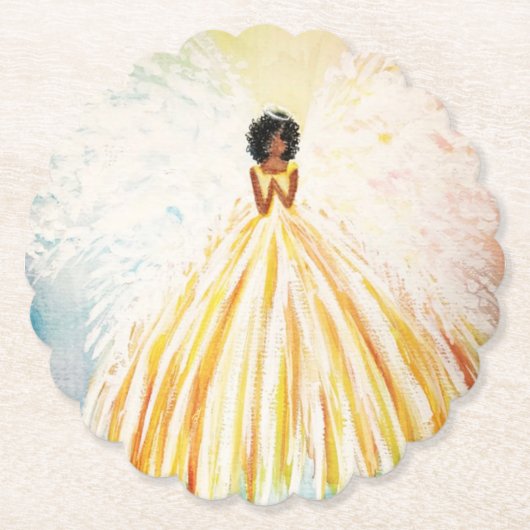 エンジェルブライト紙コースターセット(6) ペーパーコースター (正面)