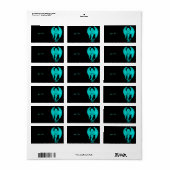 エンジェルブラック&グリーンデザイン ラベル (フルシート)