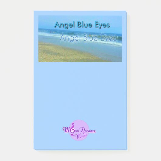 エンジェルブルーアイズポストイットノート ポストイット (正面)
