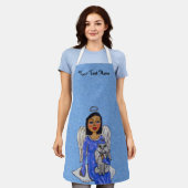 エンジェルブルードレスホールディングエンジェルキャットオンクラウド エプロン (着用した状態)