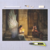 エンジェルプアマン15x20デコページティッシュペーパー 薄葉紙 (クラフト)