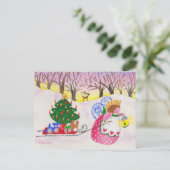 エンジェルプルスレッド葉書 ポストカード (スタンド正面)