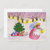 エンジェルプルスレッド葉書 ポストカード (正面/裏面)