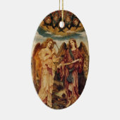 エンジェルプレラファエリートクリスマスオーナメント セラミックオーナメント (右)