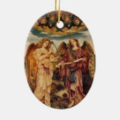 エンジェルプレラファエリートクリスマスオーナメント セラミックオーナメント (裏面)