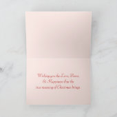 エンジェルプレラファエリートクリスマスカード シーズンカード (内部)