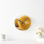 エンジェルヘア ラウンド壁時計 (ホーム)