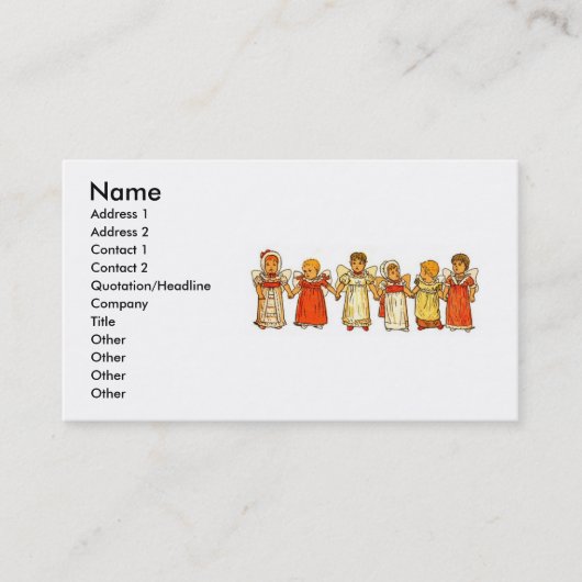 エンジェルベビー名刺 名刺 (正面)