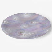 エンジェルベビー飛んでいるガールズ ペーパープレート (アングル)