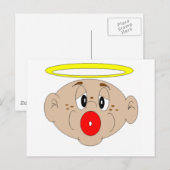 エンジェルベビー ポストカード (正面/裏面)