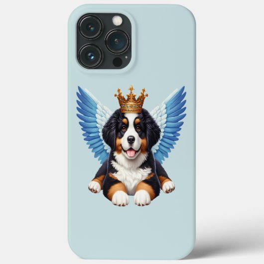 エンジェルベルネーズマウンテン愛犬家ベルナーパピー Case-Mate iPhoneケース (裏面)