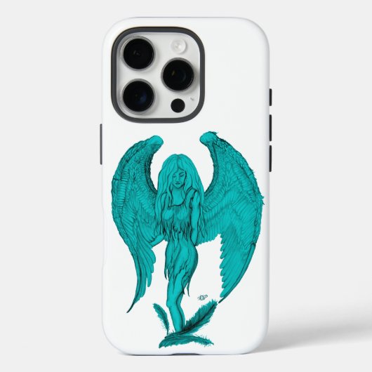 エンジェルペンシルスケッチ Case-Mate iPhoneケース (裏面)