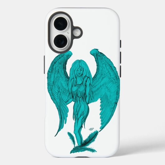 エンジェルペンシルスケッチ Case-Mate iPhoneケース (裏面)