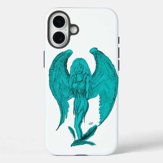 エンジェルペンシルスケッチ Case-Mate iPhoneケース (裏面)