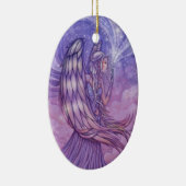 エンジェルホリデイオーナメントバイモリーハリソン セラミックオーナメント (右)