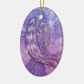 エンジェルホリデイオーナメントバイモリーハリソン セラミックオーナメント (左)