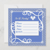 エンジェルホリデーパーティー招待状 招待状 (裏面)