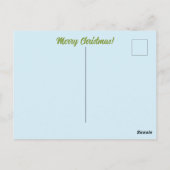 エンジェルホワイトフラワーブルースカイ ポストカード (裏面)