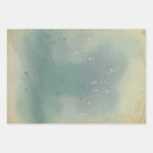 エンジェルホワイトフラワーブルースカイ ラッピングペーパーシート (正面2)