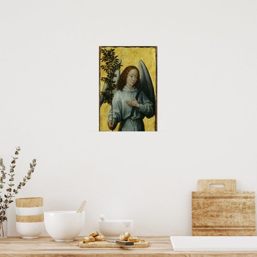 エンジェルホールディングアンオリーブブランチ ポスター (キッチン)