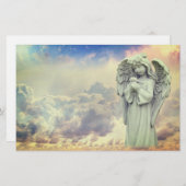 エンジェルホールディングフラワー 便箋 (正面/裏面)