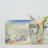 エンジェルホールディングフラワー 便箋 (スタンド正面)