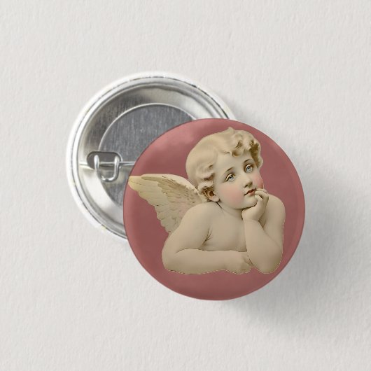 エンジェルボタン 缶バッジ (正面&裏面)