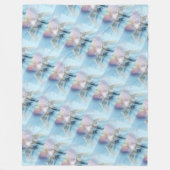 エンジェルポストカード フリースブランケット (正面)