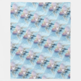 エンジェルポストカード フリースブランケット