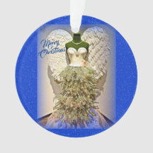 エンジェルマネキンドレス型枠クリスマスツリー