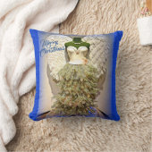 エンジェルマネキンドレス型枠クリスマスツリー クッション (ブランケット)