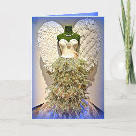 エンジェルマネキンドレス型枠クリスマスツリー シーズンカード