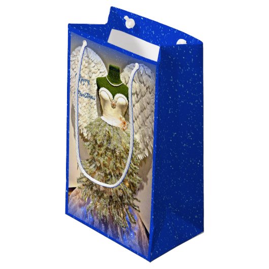 エンジェルマネキンドレス型枠クリスマスツリー スモールペーパーバッグ (正面アングル)