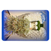 エンジェルマネキンドレス型枠クリスマスツリー マグネット (横)