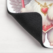 エンジェルマルチーズパピー、マルテス愛犬家と所有者 マウスパッド (コーナー)