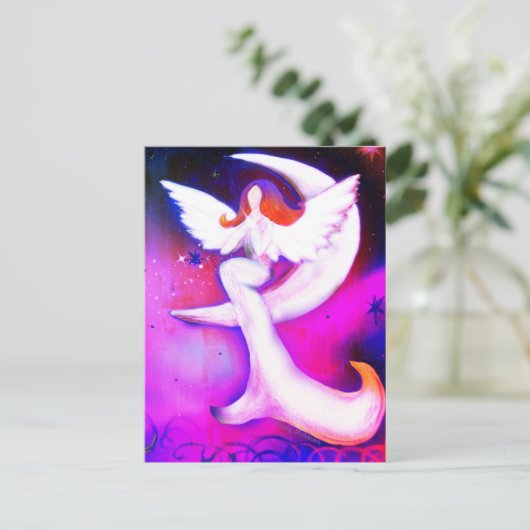 エンジェルムーンスターズ妖精アートシナイラストレーション ポストカード (スタンド正面)