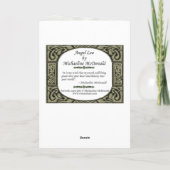 エンジェルメーンクーンキャットカード カード (裏面)