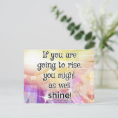 エンジェルライズカラフルシャインビューティフルウォーターカラーアート ポストカード (スタンド正面)