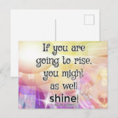 エンジェルライズカラフルシャインビューティフルウォーターカラーアート ポストカード (正面/裏面)