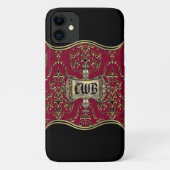 エンジェルライズクリムソンダエレガントマスモノグラム Case-Mate iPhoneケース (裏面)